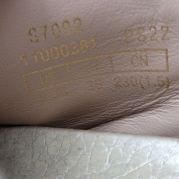 Stuart Weitzman Women’s Piper Metallic Slide Sandals Size 6 - Picture 6 of 7